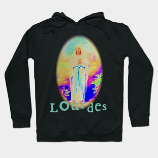 Our Lady of Lourdes Virgin Mary St Bernadette France Catholic Hoodie